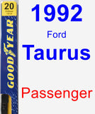 Passenger Wiper Blade for 1992 Ford Taurus - Premium