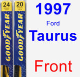 Front Wiper Blade Pack for 1997 Ford Taurus - Premium