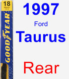 Rear Wiper Blade for 1997 Ford Taurus - Premium