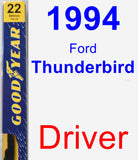 Driver Wiper Blade for 1994 Ford Thunderbird - Premium