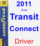 Driver Wiper Blade for 2011 Ford Transit Connect - Premium