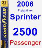 Passenger Wiper Blade for 2006 Freightliner Sprinter 2500 - Premium