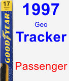 Passenger Wiper Blade for 1997 Geo Tracker - Premium