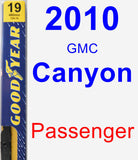Passenger Wiper Blade for 2010 GMC Canyon - Premium