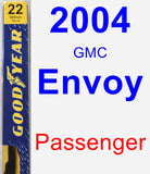 Passenger Wiper Blade for 2004 GMC Envoy - Premium