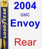 Rear Wiper Blade for 2004 GMC Envoy - Premium