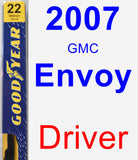 Driver Wiper Blade for 2007 GMC Envoy - Premium