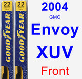 Front Wiper Blade Pack for 2004 GMC Envoy XUV - Premium