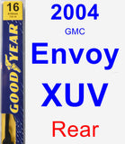 Rear Wiper Blade for 2004 GMC Envoy XUV - Premium