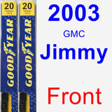 Front Wiper Blade Pack for 2003 GMC Jimmy - Premium