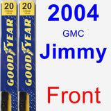 Front Wiper Blade Pack for 2004 GMC Jimmy - Premium