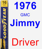 Driver Wiper Blade for 1976 GMC Jimmy - Premium