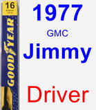 Driver Wiper Blade for 1977 GMC Jimmy - Premium