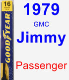 Passenger Wiper Blade for 1979 GMC Jimmy - Premium
