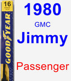 Passenger Wiper Blade for 1980 GMC Jimmy - Premium