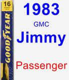 Passenger Wiper Blade for 1983 GMC Jimmy - Premium