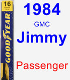 Passenger Wiper Blade for 1984 GMC Jimmy - Premium