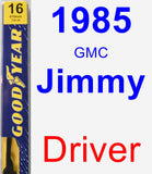 Driver Wiper Blade for 1985 GMC Jimmy - Premium