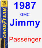 Passenger Wiper Blade for 1987 GMC Jimmy - Premium