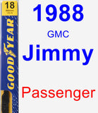 Passenger Wiper Blade for 1988 GMC Jimmy - Premium