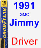 Driver Wiper Blade for 1991 GMC Jimmy - Premium