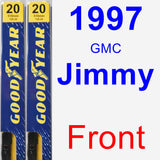 Front Wiper Blade Pack for 1997 GMC Jimmy - Premium