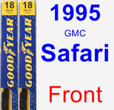 Front Wiper Blade Pack for 1995 GMC Safari - Premium