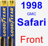 Front Wiper Blade Pack for 1998 GMC Safari - Premium