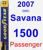 Passenger Wiper Blade for 2007 GMC Savana 1500 - Premium