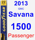 Passenger Wiper Blade for 2013 GMC Savana 1500 - Premium