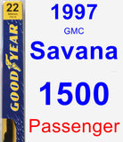 Passenger Wiper Blade for 1997 GMC Savana 1500 - Premium