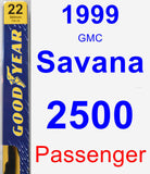 Passenger Wiper Blade for 1999 GMC Savana 2500 - Premium
