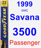 Passenger Wiper Blade for 1999 GMC Savana 3500 - Premium