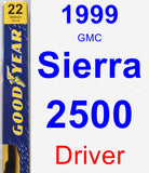 Driver Wiper Blade for 1999 GMC Sierra 2500 - Premium