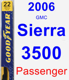 Passenger Wiper Blade for 2006 GMC Sierra 3500 - Premium