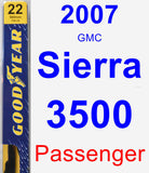 Passenger Wiper Blade for 2007 GMC Sierra 3500 - Premium