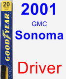 Driver Wiper Blade for 2001 GMC Sonoma - Premium