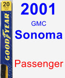 Passenger Wiper Blade for 2001 GMC Sonoma - Premium