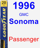 Passenger Wiper Blade for 1996 GMC Sonoma - Premium