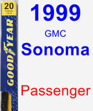 Passenger Wiper Blade for 1999 GMC Sonoma - Premium