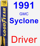 Driver Wiper Blade for 1991 GMC Syclone - Premium