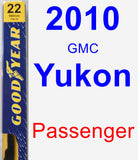 Passenger Wiper Blade for 2010 GMC Yukon - Premium