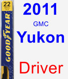 Driver Wiper Blade for 2011 GMC Yukon - Premium