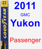 Passenger Wiper Blade for 2011 GMC Yukon - Premium