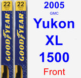 Front Wiper Blade Pack for 2005 GMC Yukon XL 1500 - Premium