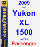 Passenger Wiper Blade for 2009 GMC Yukon XL 1500 - Premium