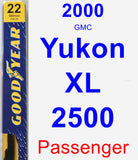 Passenger Wiper Blade for 2000 GMC Yukon XL 2500 - Premium