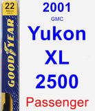 Passenger Wiper Blade for 2001 GMC Yukon XL 2500 - Premium