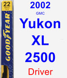 Driver Wiper Blade for 2002 GMC Yukon XL 2500 - Premium