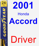 Driver Wiper Blade for 2001 Honda Accord - Premium